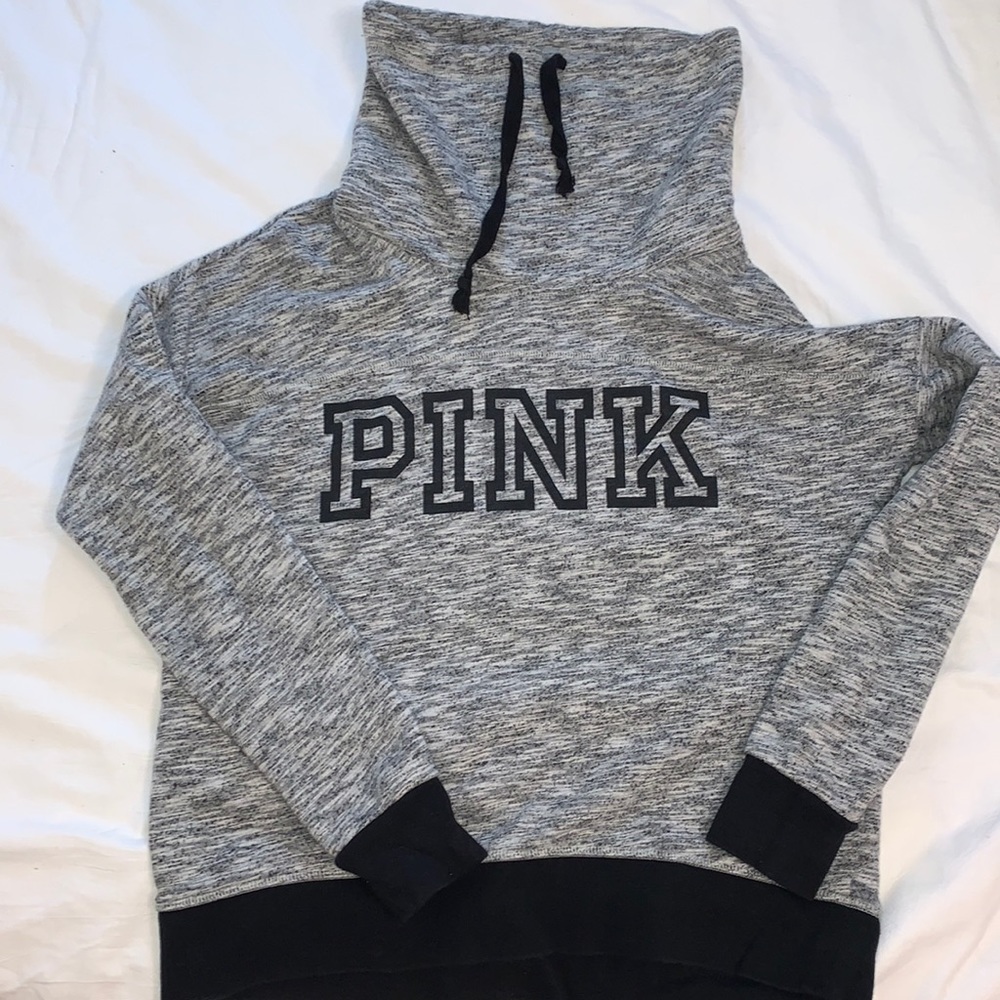PINK Funnel Neck Sweatshirt